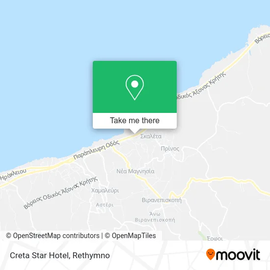 Creta Star Hotel map