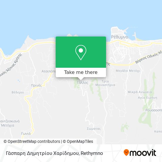 Γάσπαρη Δημητρίου Χαρίδημου map