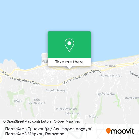 Πορταλίου Εμμανουήλ / Λεωφόρος Λοχαγού Πορταλιού Μάρκου map