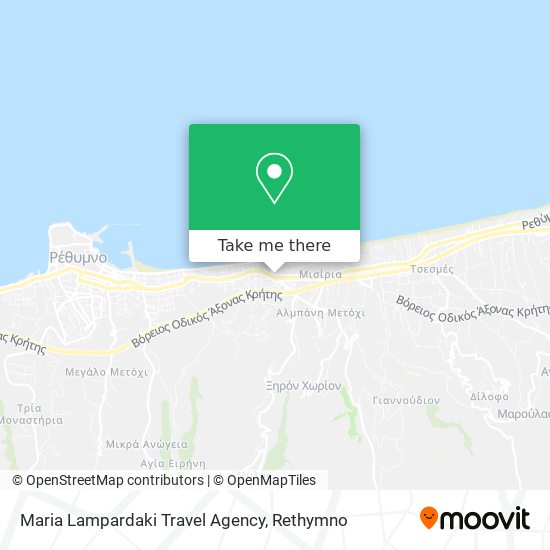 Maria Lampardaki Travel Agency map
