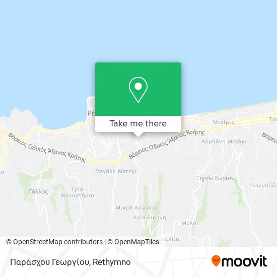 Παράσχου Γεωργίου map