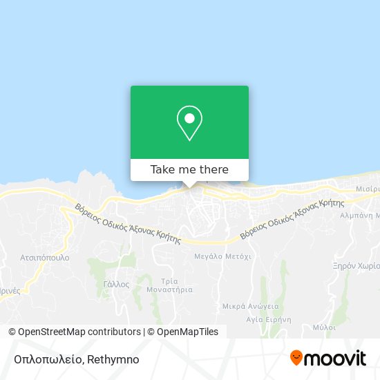 Οπλοπωλείο map