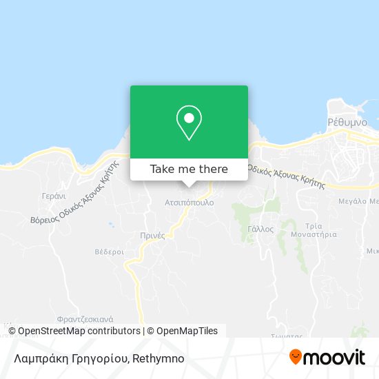 Λαμπράκη Γρηγορίου map