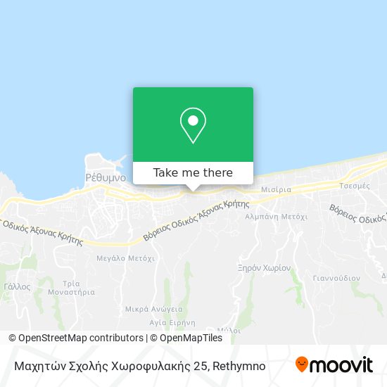 Μαχητών Σχολής Χωροφυλακής 25 map