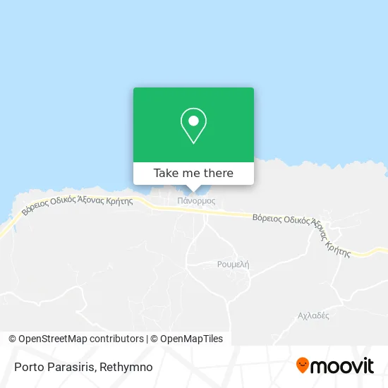 Porto Parasiris map