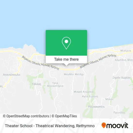 Theater School - Theatrical Wandering map