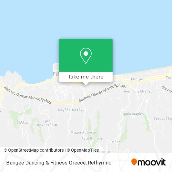 Bungee Dancing & Fitness Greece map