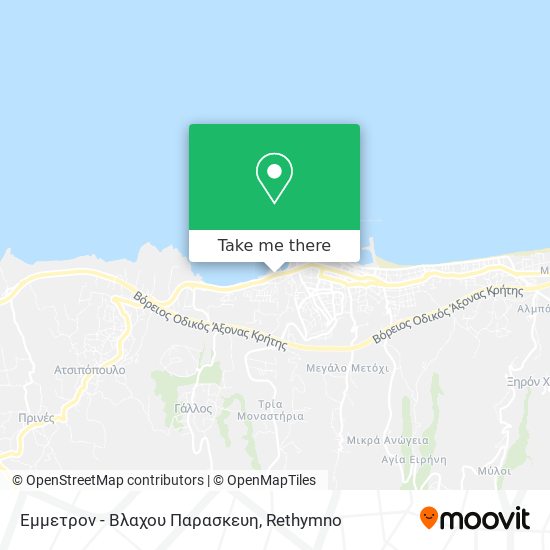 Εμμετρον - Βλαχου Παρασκευη map