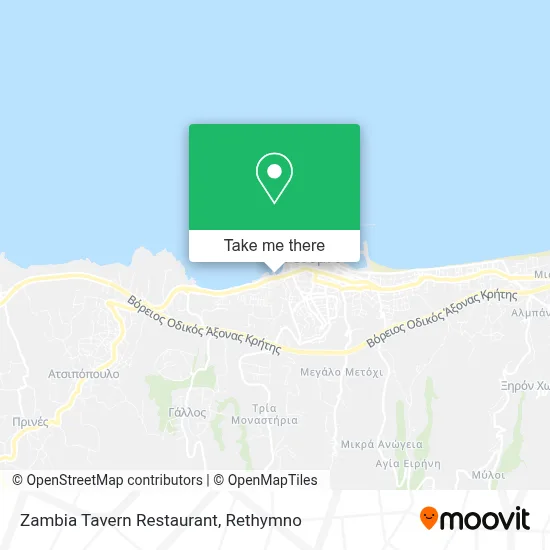 Zambia Tavern Restaurant map