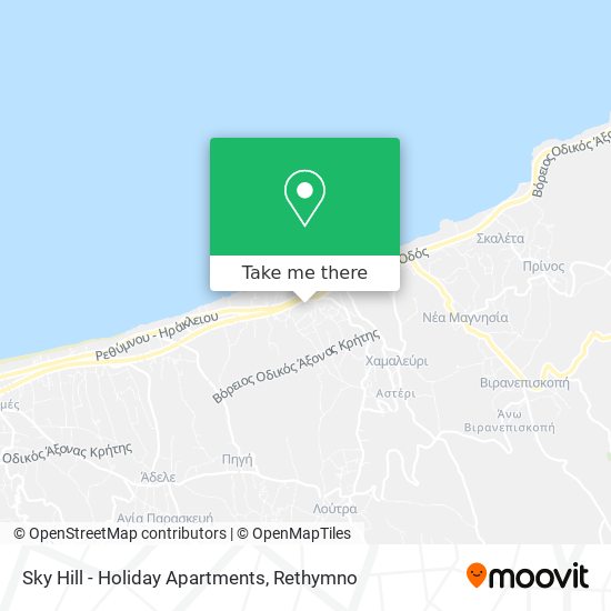 Sky Hill - Holiday Apartments map