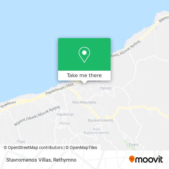 Stavromenos Villas map