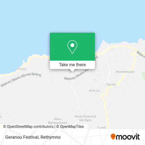 Geranou Festival map