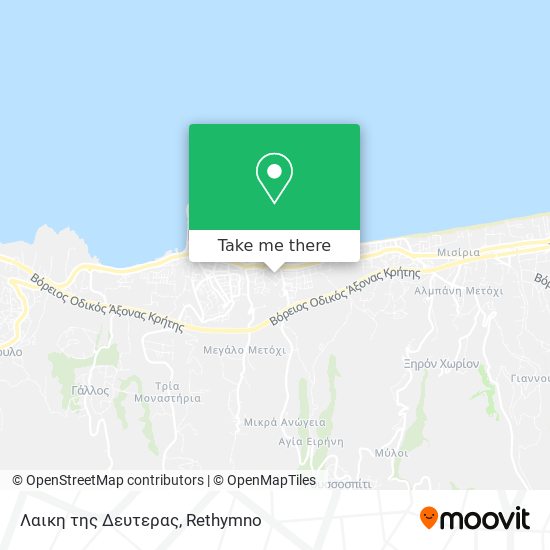Λαικη της Δευτερας map