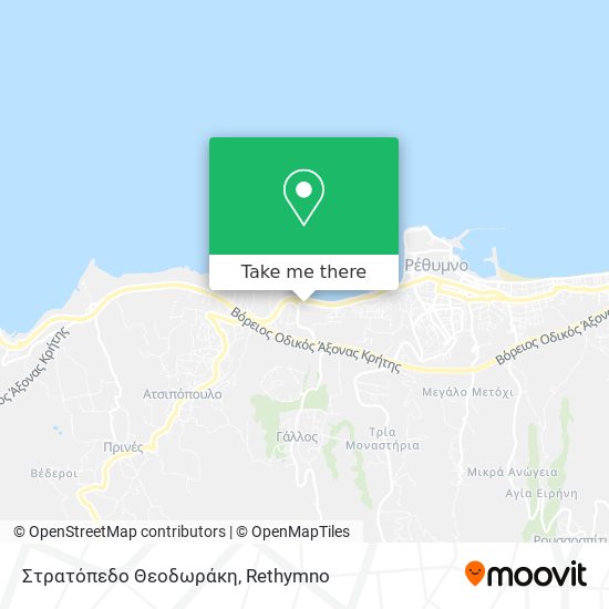Στρατόπεδο Θεοδωράκη map