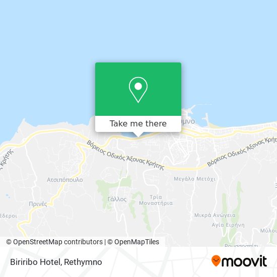 Biriribo Hotel map