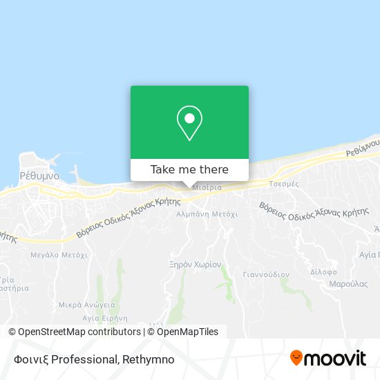 Φοινιξ Professional map