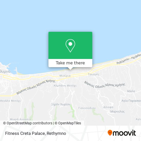 Fitness Creta Palace map