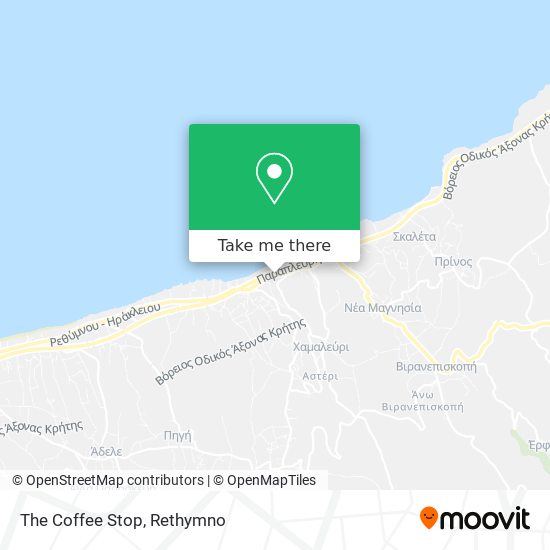 The Coffee Stop map