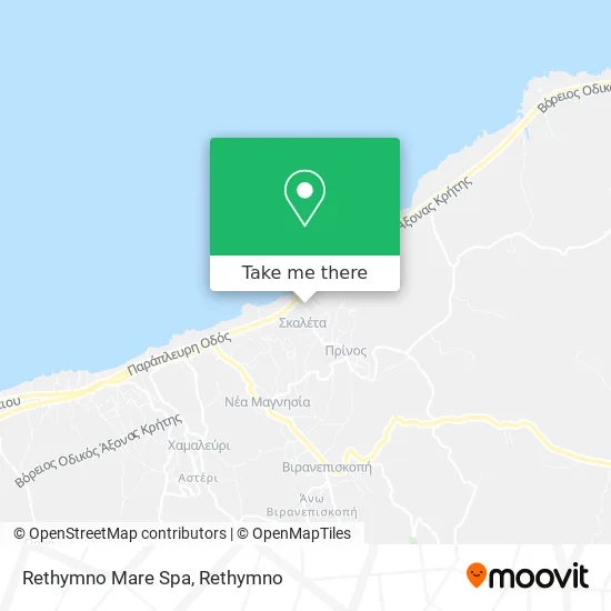 Rethymno Mare Spa map