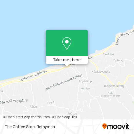 The Coffee Stop map