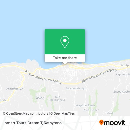 smart Tours Cretan T map