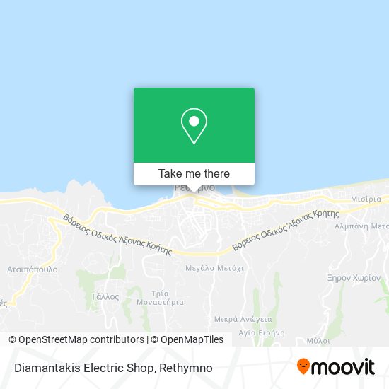 Diamantakis Electric Shop map
