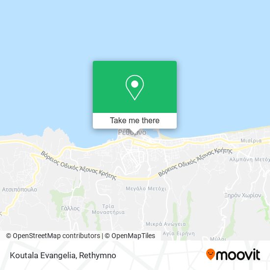 Koutala Evangelia map