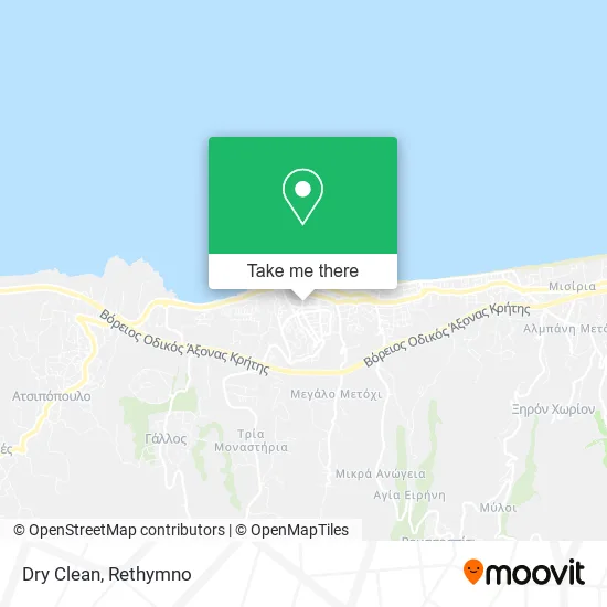 Dry Clean map