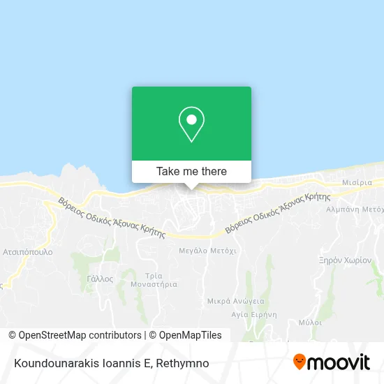 Koundounarakis Ioannis E map