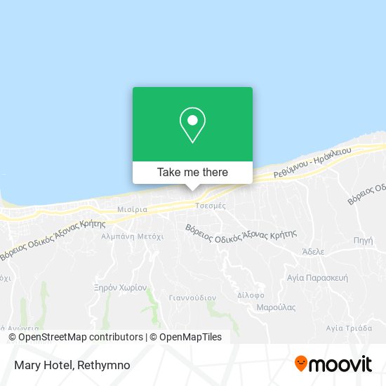 Mary Hotel map