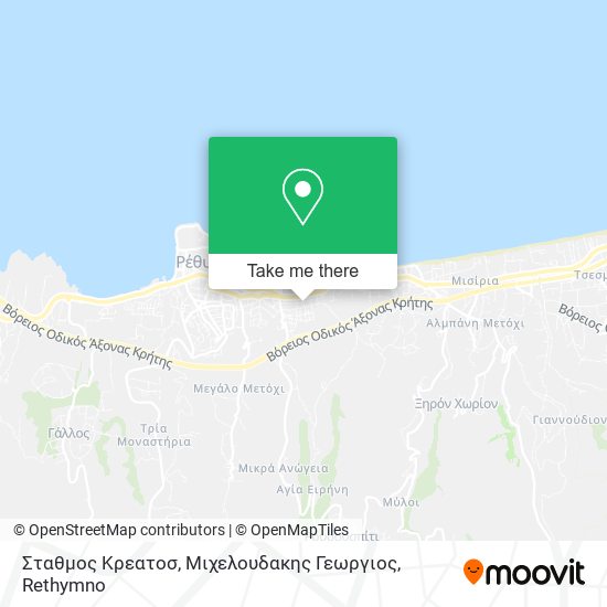 Σταθμος Κρεατοσ, Μιχελουδακης Γεωργιος map