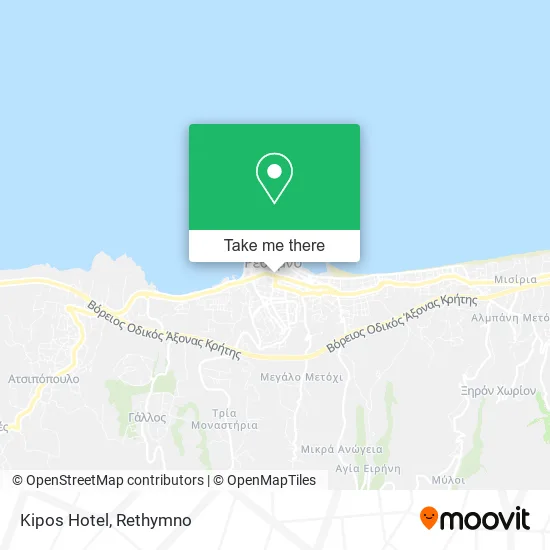 Kipos Hotel map