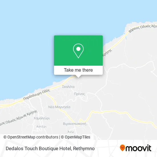 Dedalos Touch Boutique Hotel map