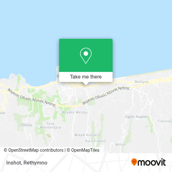 Inshot map