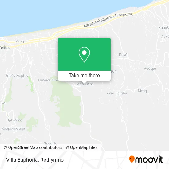 Villa Euphoria map