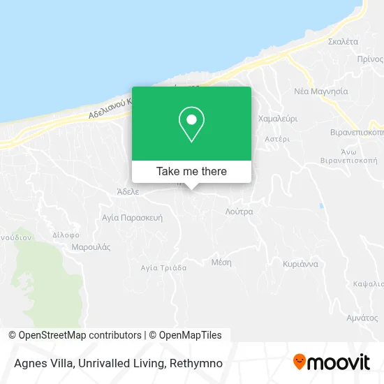 Agnes Villa, Unrivalled Living map