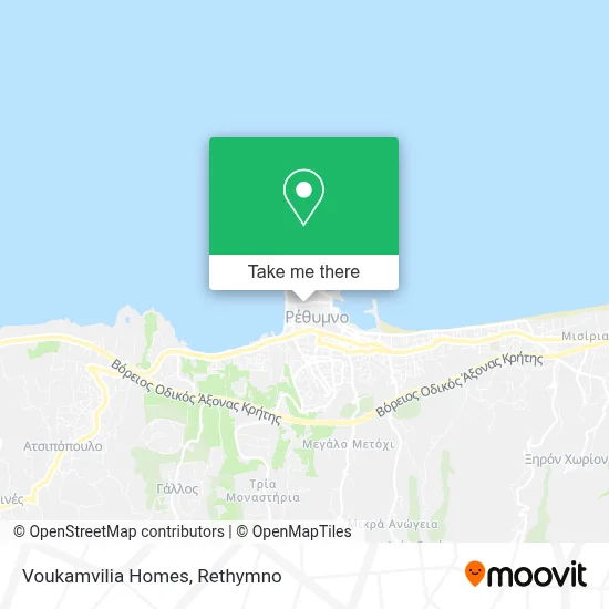 Voukamvilia Homes map