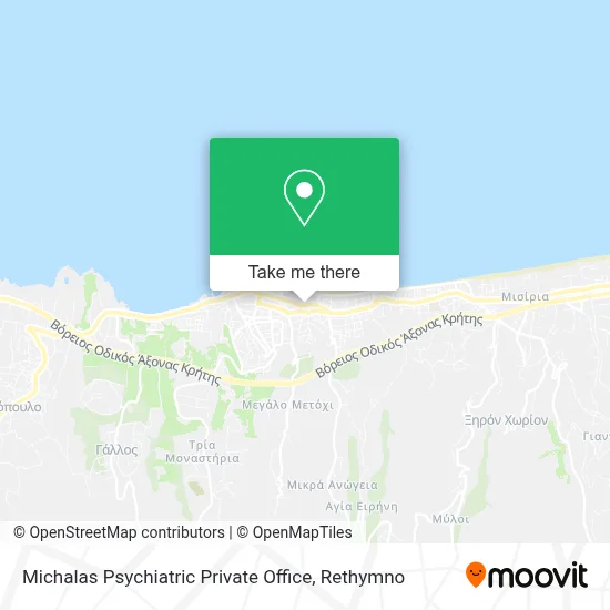 Michalas Psychiatric Private Office map