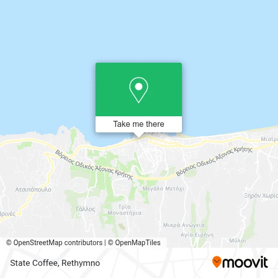 State Coffee map