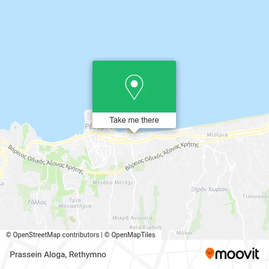 Prassein Aloga map