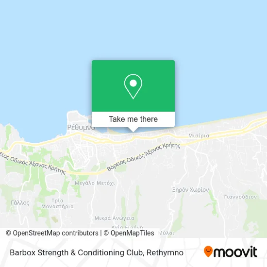 Barbox Strength & Conditioning Club map