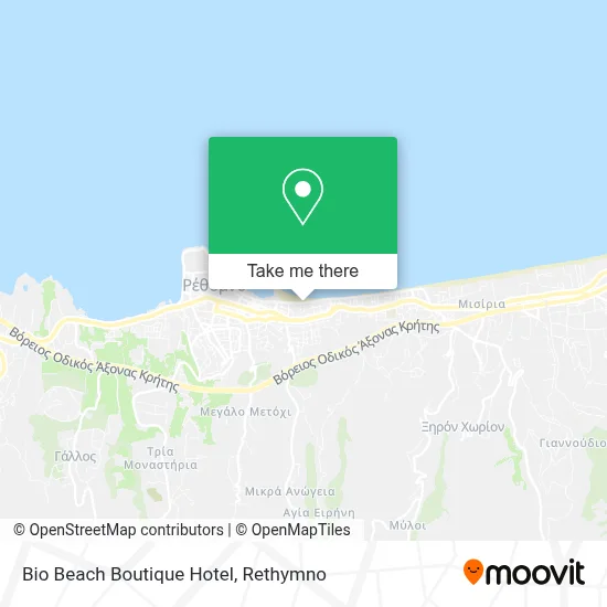 Bio Beach Boutique Hotel map