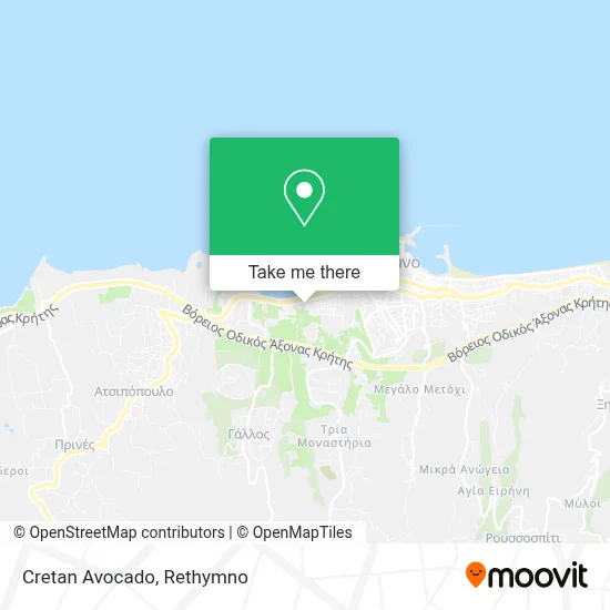 Cretan Avocado map