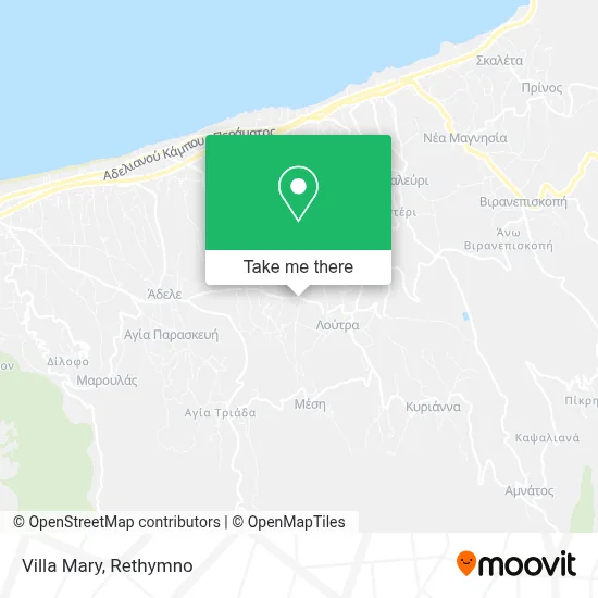 Villa Mary map