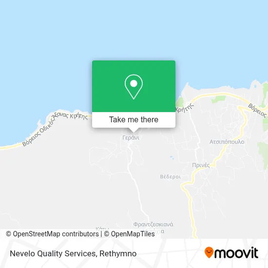 Nevelo Quality Services map