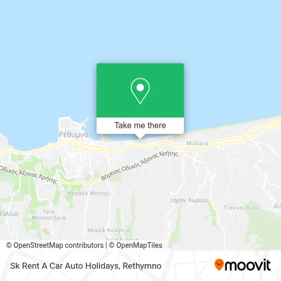 Sk Rent A Car Auto Holidays map