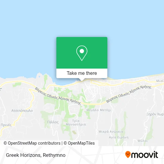 Greek Horizons map