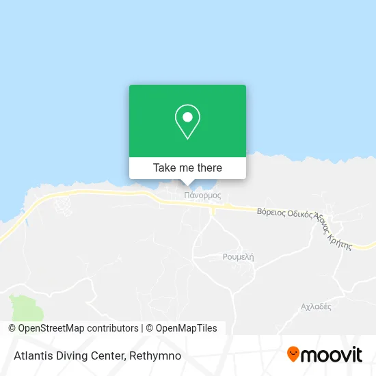 Atlantis Diving Center map
