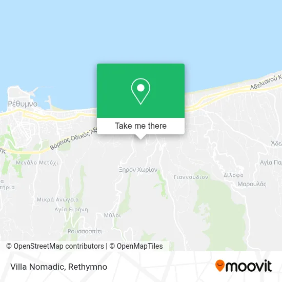 Villa Nomadic map