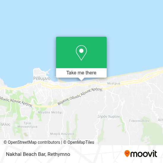 Nakhal Beach Bar map